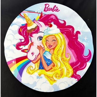 Parche decorado MAC-PAT-1067 con lentejuelas, perlas y barbas.