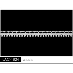 Guipur en Tira LAC-1824 Encaje en Fibra de Leche: Escalera, Estrella y Rombos