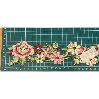 Guipur MAC-1054 Encaje en Fibra de Leche: Escalera, Estrella y Rombos