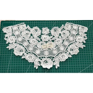 Guipur MAC-1083 Encaje en Fibra de Leche: Escalera, Estrella y Rombos