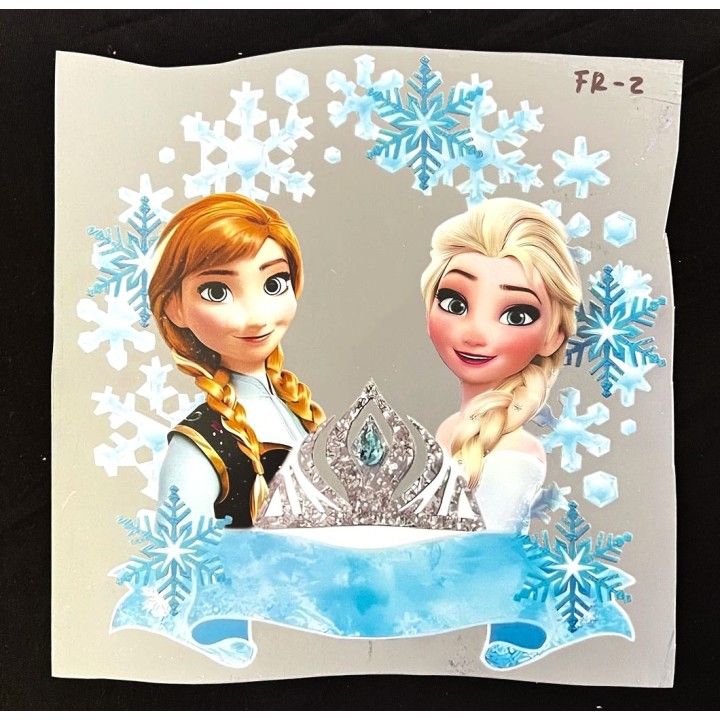 Parche decorado MAC-PAT-1008 con lentejuelas, perlas y barbas.