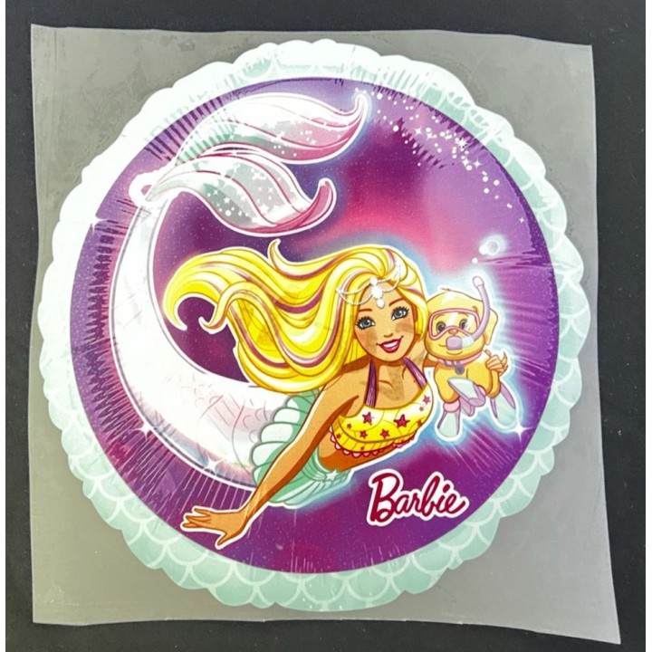 Parche decorado MAC-PAT-1034 con lentejuelas, perlas y barbas.