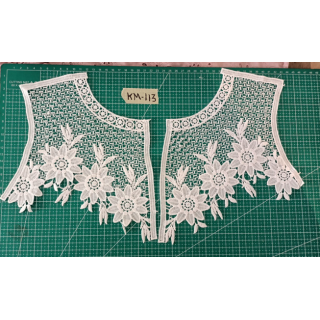 Guipur MAC-1066 Encaje en Fibra de Leche: Escalera, Estrella y Rombos