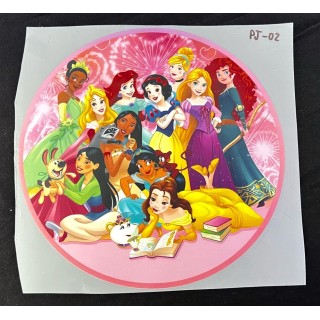 Parche decorado MAC-PAT-1010 con lentejuelas, perlas y barbas.