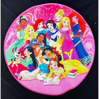 Parche decorado MAC-PAT-1058 con lentejuelas, perlas y barbas.