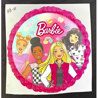 Parche decorado MAC-PAT-1012 con lentejuelas, perlas y barbas.