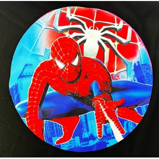 Parche decorado MAC-PAT-1060 con lentejuelas, perlas y barbas.