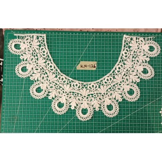 Guipur MAC-1073 Encaje en Fibra de Leche: Escalera, Estrella y Rombos