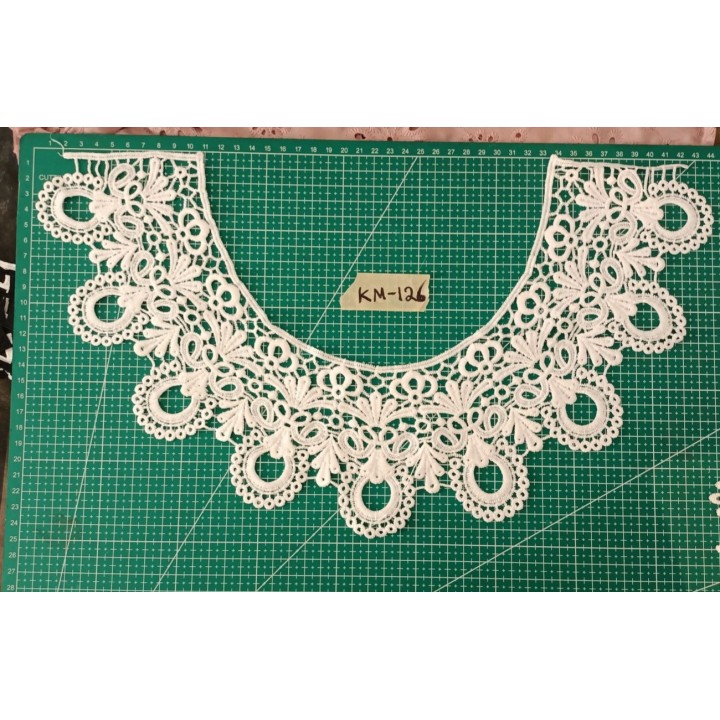 Guipur MAC-1073 Encaje en Fibra de Leche: Escalera, Estrella y Rombos