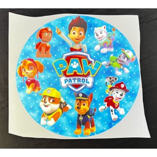 Parche decorado MAC-PAT-1015 con lentejuelas, perlas y barbas.