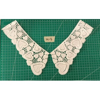 Guipur MAC-1074 Encaje en Fibra de Leche: Escalera, Estrella y Rombos