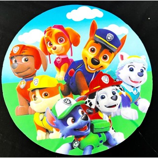 Parche decorado MAC-PAT-1063 con lentejuelas, perlas y barbas.