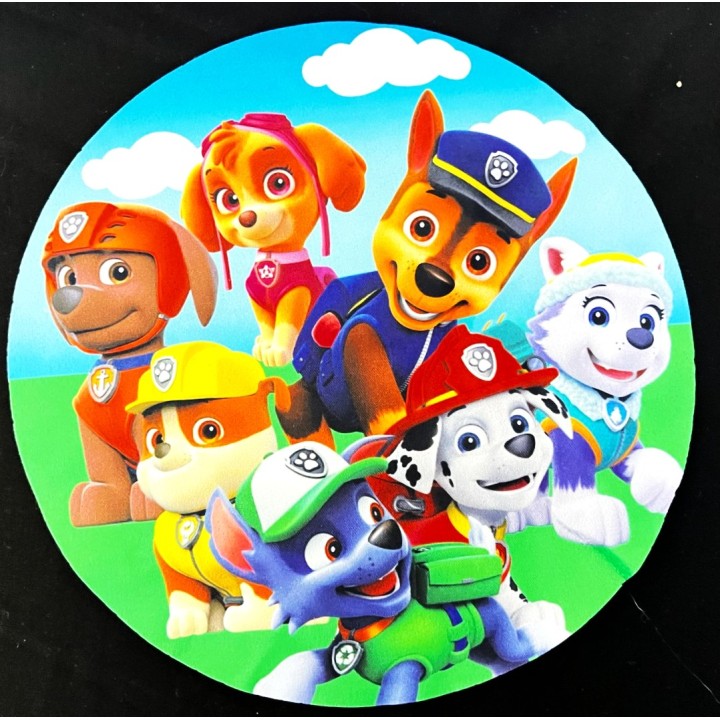 Parche decorado MAC-PAT-1063 con lentejuelas, perlas y barbas.