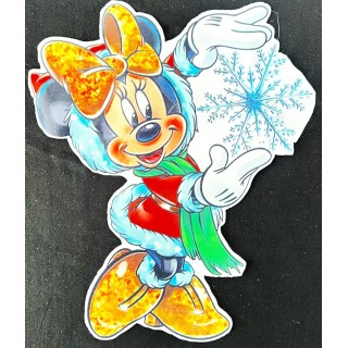 Parche decorado MAC-PAT-1091 con lentejuelas, perlas y barbas.