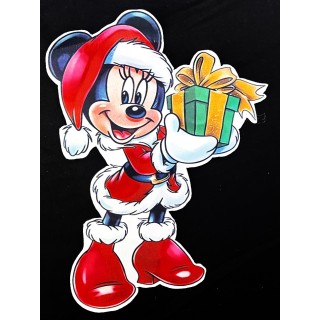 Parche decorado MAC-PAT-1074 con lentejuelas, perlas y barbas.