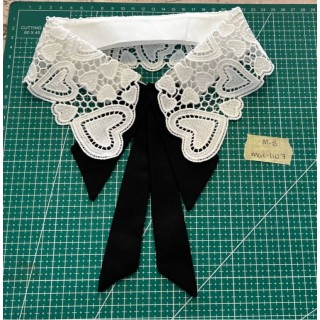 Guipur MAC-1107 Encaje en Fibra de Leche: Escalera, Estrella y Rombos