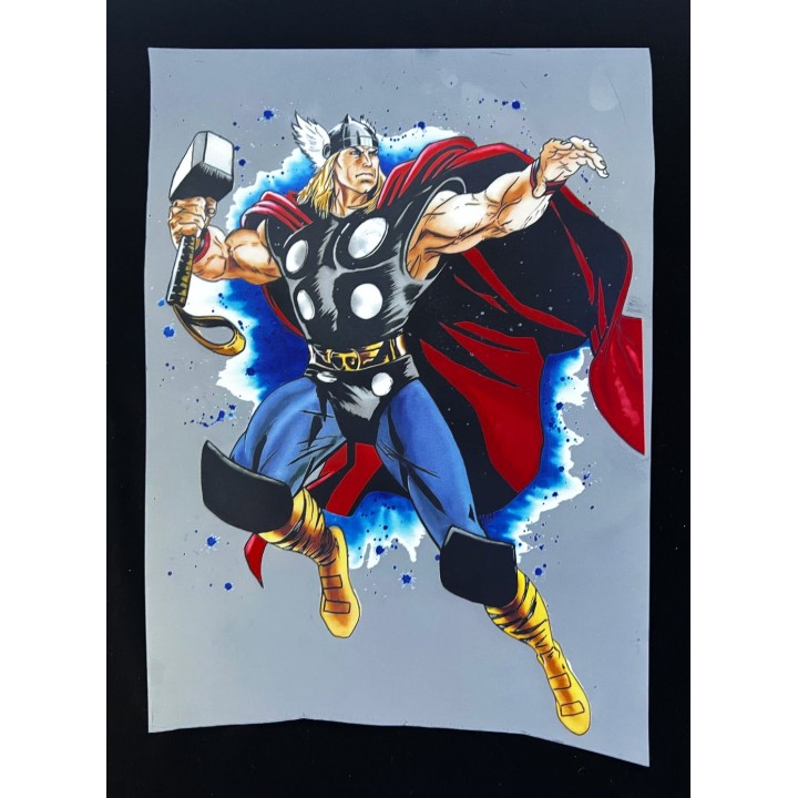 Parche decorado MAC-PAT-1029 con lentejuelas, perlas y barbas.