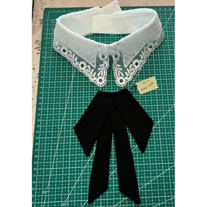 Guipur MAC-1106 Encaje en Fibra de Leche: Escalera, Estrella y Rombos