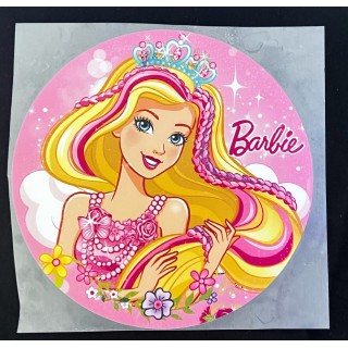 Parche decorado MAC-PAT-1033 con lentejuelas, perlas y barbas.