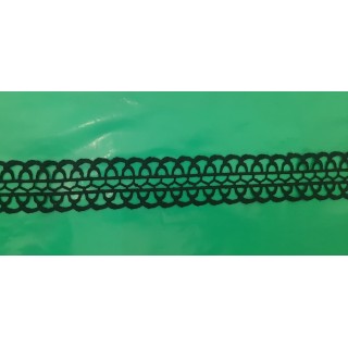 Guipur LAC-1903 -B Encaje en Fibra de Leche: Escalera, Estrella y Rombos