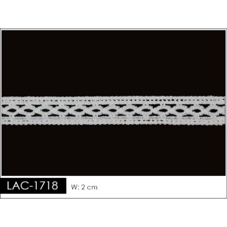 Guipur LAC-1718 Encaje en Fibra de Leche: Escalera, Estrella y Rombos