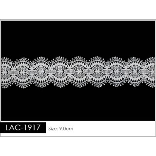 Guipur LAC-1917 Encaje en Fibra de Leche: Escalera, Estrella y Rombos