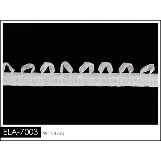 Guipur ELA-7003 Encaje en Fibra de Leche: Escalera, Estrella y Rombos