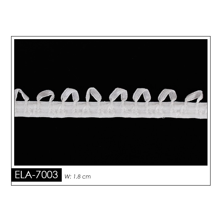 Guipur ELA-7003 Encaje en Fibra de Leche: Escalera, Estrella y Rombos