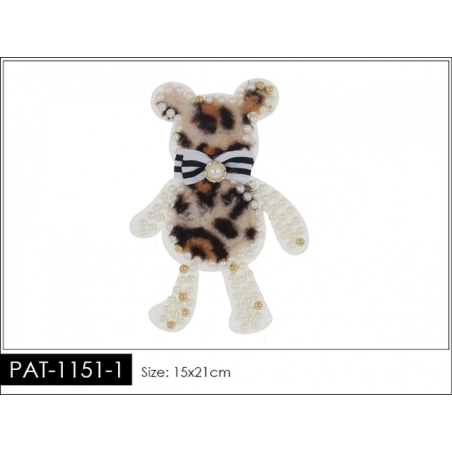 OSO/LEOPARDO MONO Parche Pieza PAT-1151-1