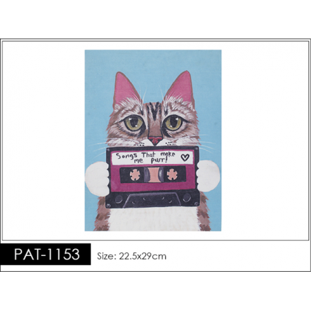 GATO CASET Parche Pieza PAT-1153