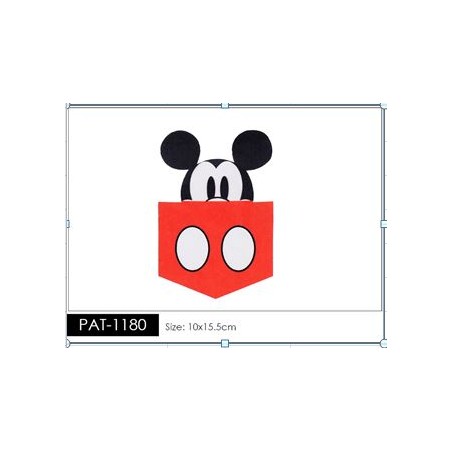 MICKEY POCKET Parche Pieza PAT-1180