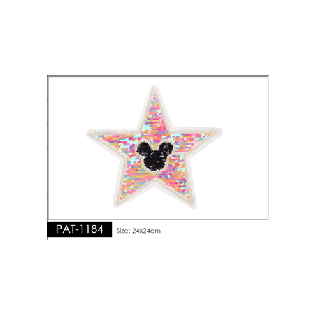 Parche Estrella Mickey  Pieza PAT-1184