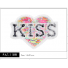 Parche Corazon Kiss  Pieza PAT-1188