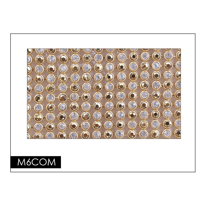 Pedrería con Estilo M6COM aplicación a base de calor.