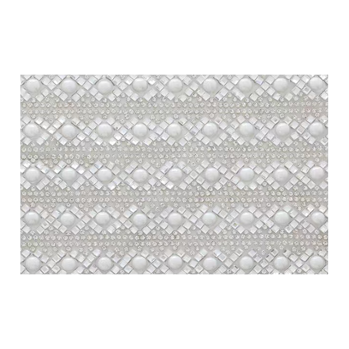 Pedrería con Estilo HF-1095-C-T aplicación a base de calor.