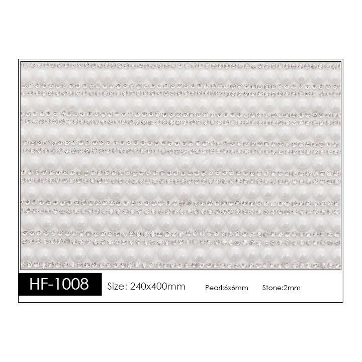 Pedrería con Estilo HF-1008 aplicación a base de calor.