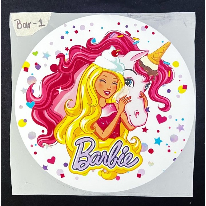 Parche decorado MAC-PAT-1025 con lentejuelas, perlas y barbas.