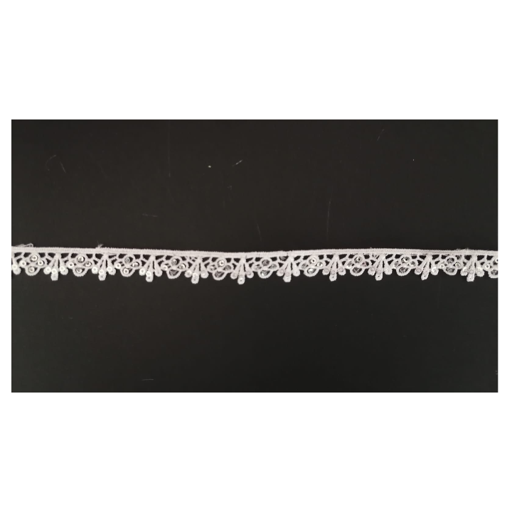 Guipur LAC-2100 Encaje en Fibra de Leche: Escalera, Estrella y Rombos