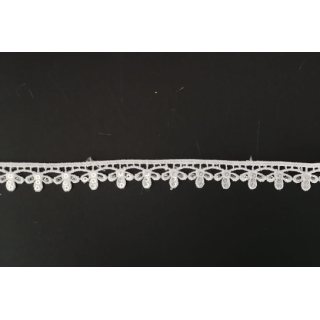 Guipur LAC-2107 Encaje en Fibra de Leche: Escalera, Estrella y Rombos