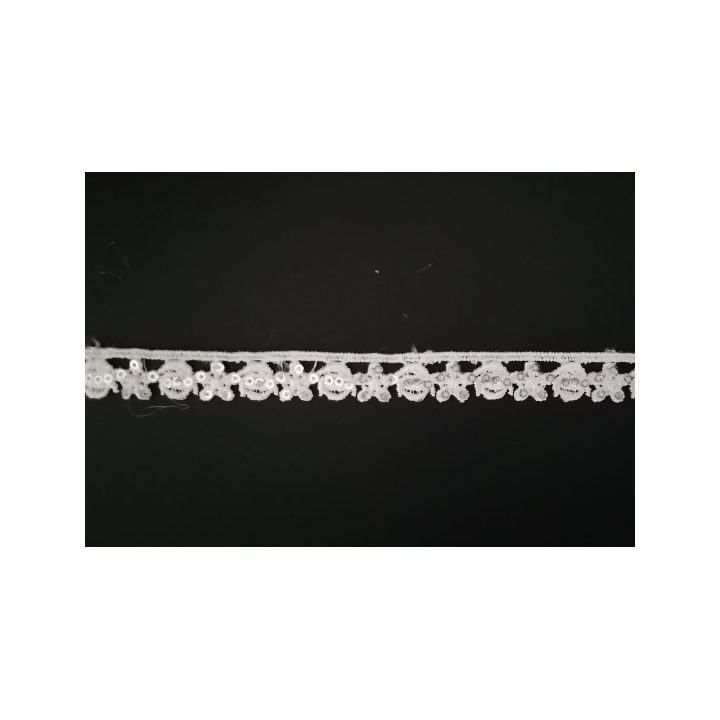 Guipur LAC-2111 Encaje en Fibra de Leche: Escalera, Estrella y Rombos