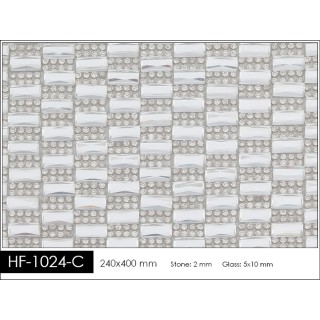 Pedrería con Estilo HF-1024-C aplicación a base de calor.
