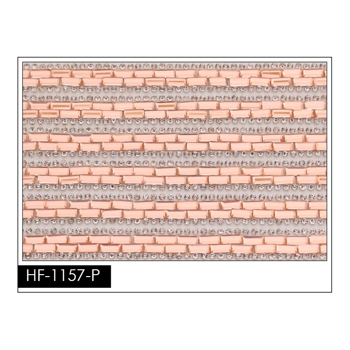 Pedrería con Estilo HF-1157-P aplicación a base de calor.