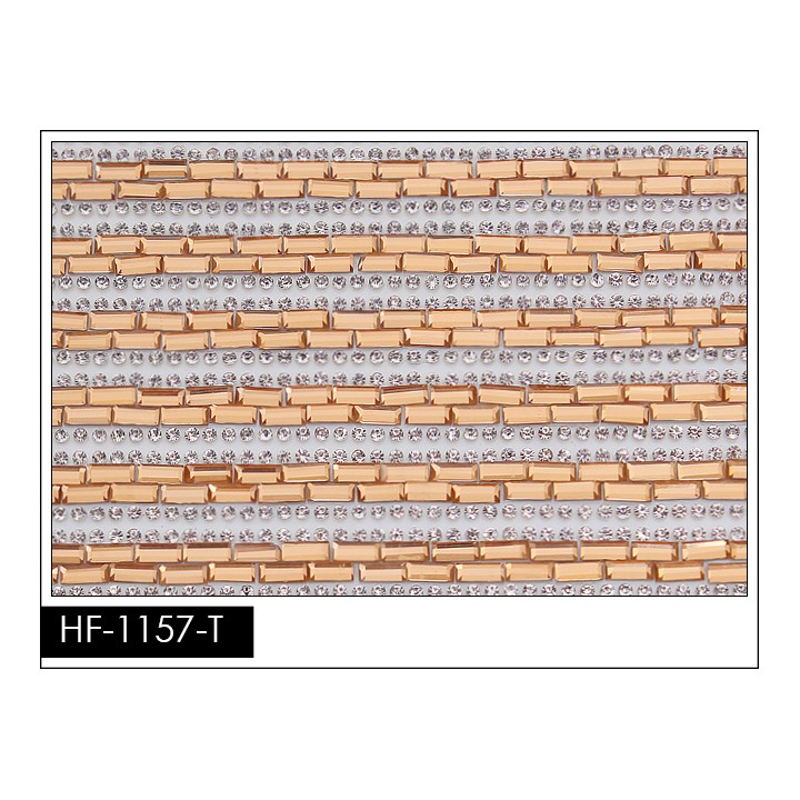 Pedrería con Estilo HF-1157-T aplicación a base de calor.