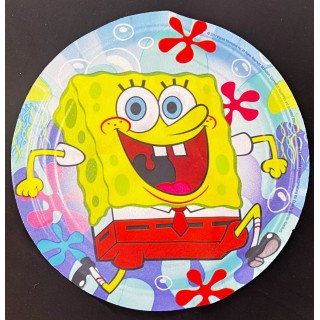 Parche decorado MAC-PAT-1026 con lentejuelas, perlas y barbas.