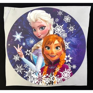 Parche decorado MAC-PAT-1038 con lentejuelas, perlas y barbas.