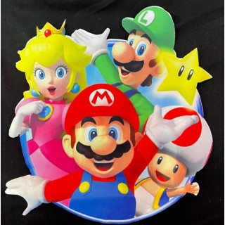 Parche decorado MAC-PAT-1087 con lentejuelas, perlas y barbas.